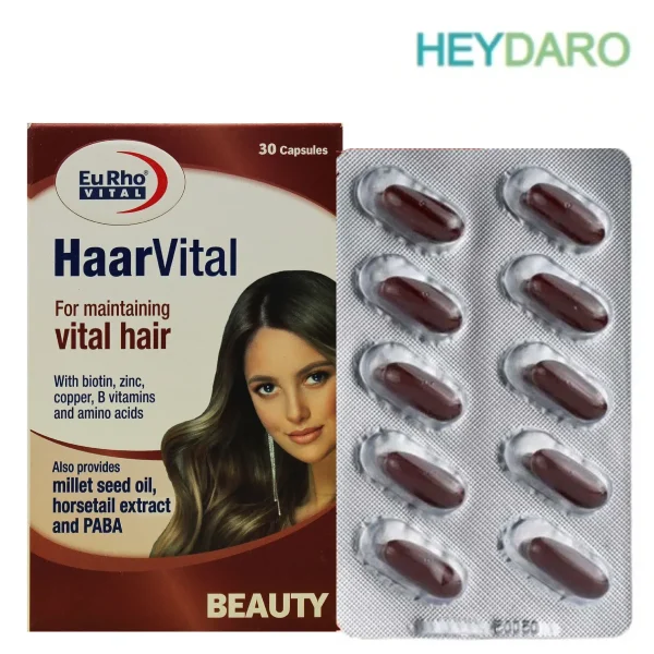 هرویتال یوروویتال برای جلوگیری از نازک شدن و ریزش مو و حفظ سلامت ناخن
