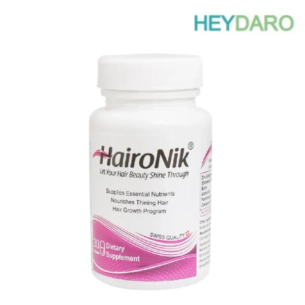 مکمل تخصصی مو هیرونیک برای قطع ریزش مو و رویش مجدد مو (Haironik)