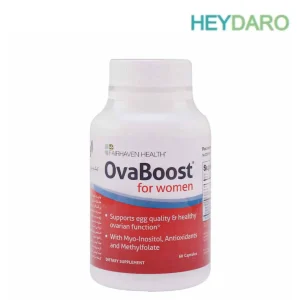 کپسول اوا بوست فیرهون هلث برای خانم ها به بهبود کیفیت تخمک و عملکرد تخمدان کمک نموده و برای بانوان در سن باروری مناسب است.