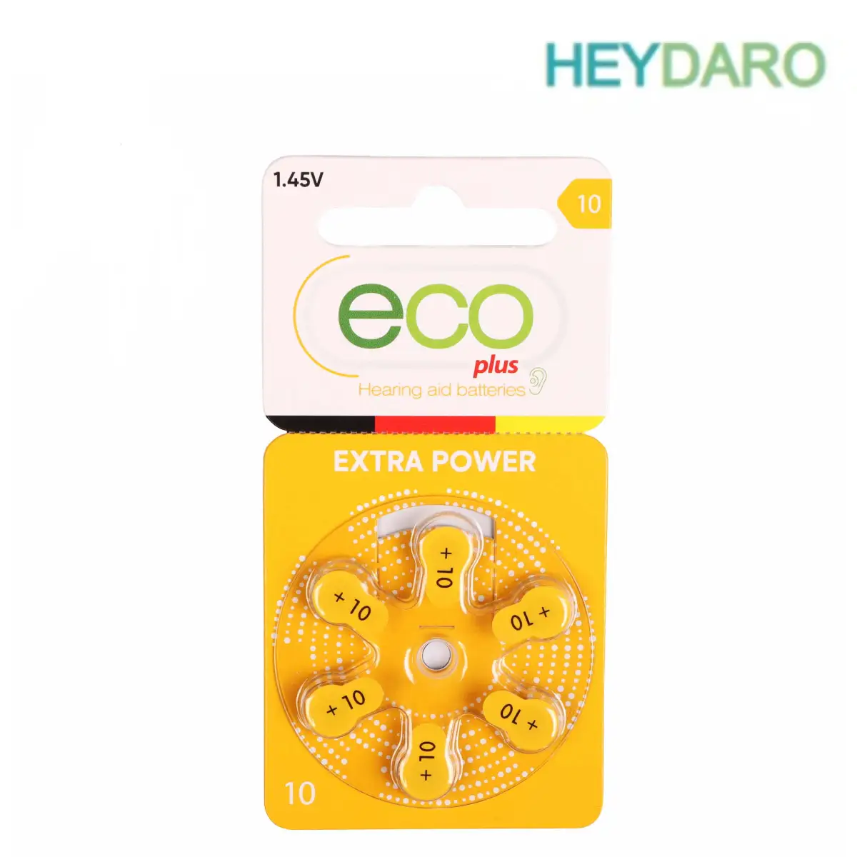 باتری سمعک اکو پلاس eco کد 10