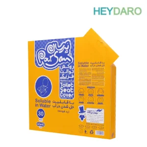 روکش نایلونی یکبار مصرف توالت فرنگی پرسان بسته 30 عددی