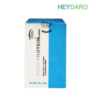 پودر پیور پروتئین با طعم موز کارن بسته 10 عددی
