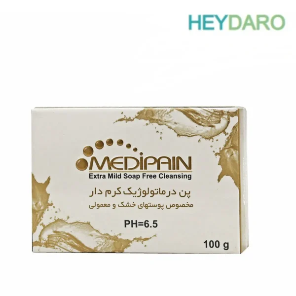 پن درماتولوژیک کرم دار مدیپن مخصوص پوست‌ خشک 100 گرم