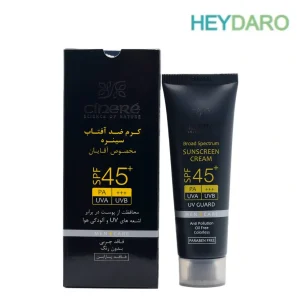 کرم ضد آفتاب آقایان سینره SPF45 حجم 50 میلی لیتر