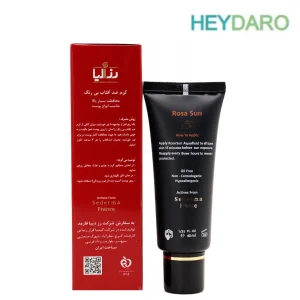 کرم ضد آفتاب بی رنگ رزالیا مدل Rosa Sun با SPF50 حجم 40 میلی لیتر