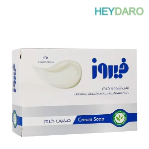 صابون کرم فیروز مناسب پوست های خشک و حساس 120 گرم