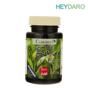 قرص چای سبز کام گرین بسته 100 عددی