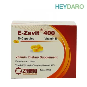 ای زاویت حاوی 400 واحد ویتامین E