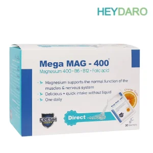 ساشه منیزیم مگا مگ 400 فرش مورنینگ بسته 30 عددی 
