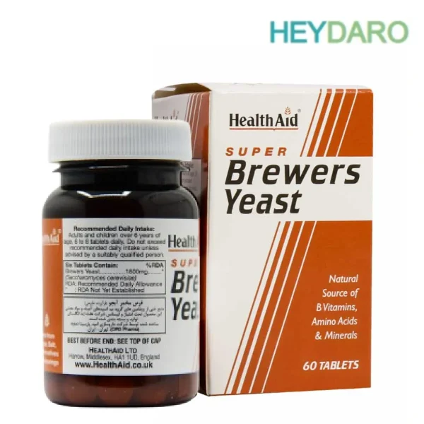 مخمر آبجو (Brewers Yeast) هلث اید 60 عددی