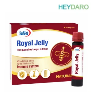 ویال خوراکی رویال ژلی یوروویتال حاوی 2000 میلی گرم رویال ژلی به همراه ویتامین سی