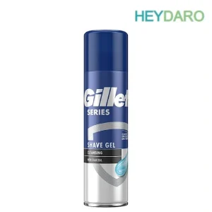 ژل اصلاح ژیلت با خاصیت تمیز کنندگی حاوی ذغال حجم 200 میل