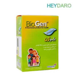 ساشه بایوژن تک ژن فارما با ترکیبات موثر به حفظ و تقویت فلور طبیعی دستگاه گوارش، پیشگیری و بهبود یبوست، کاهش سطح چربی خون، کاهش خطر ابتلا به یبوست و فشار خون بالا و کنترل قند خون کمک می‌کند.