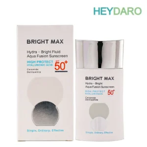 فلوئید ضد آفتاب آکوافیوژن هیدرا برایت SPF50 برایت مکس 50 میلی لیتر