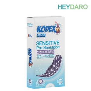 کاندوم ضد حساسیت کدکس، دارای بافتی نازک با مقاومت بسیار بالا در برابر پارگی