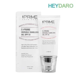 ژل ضد آفتاب بی رنگ ویتامین C پرایم SPF50