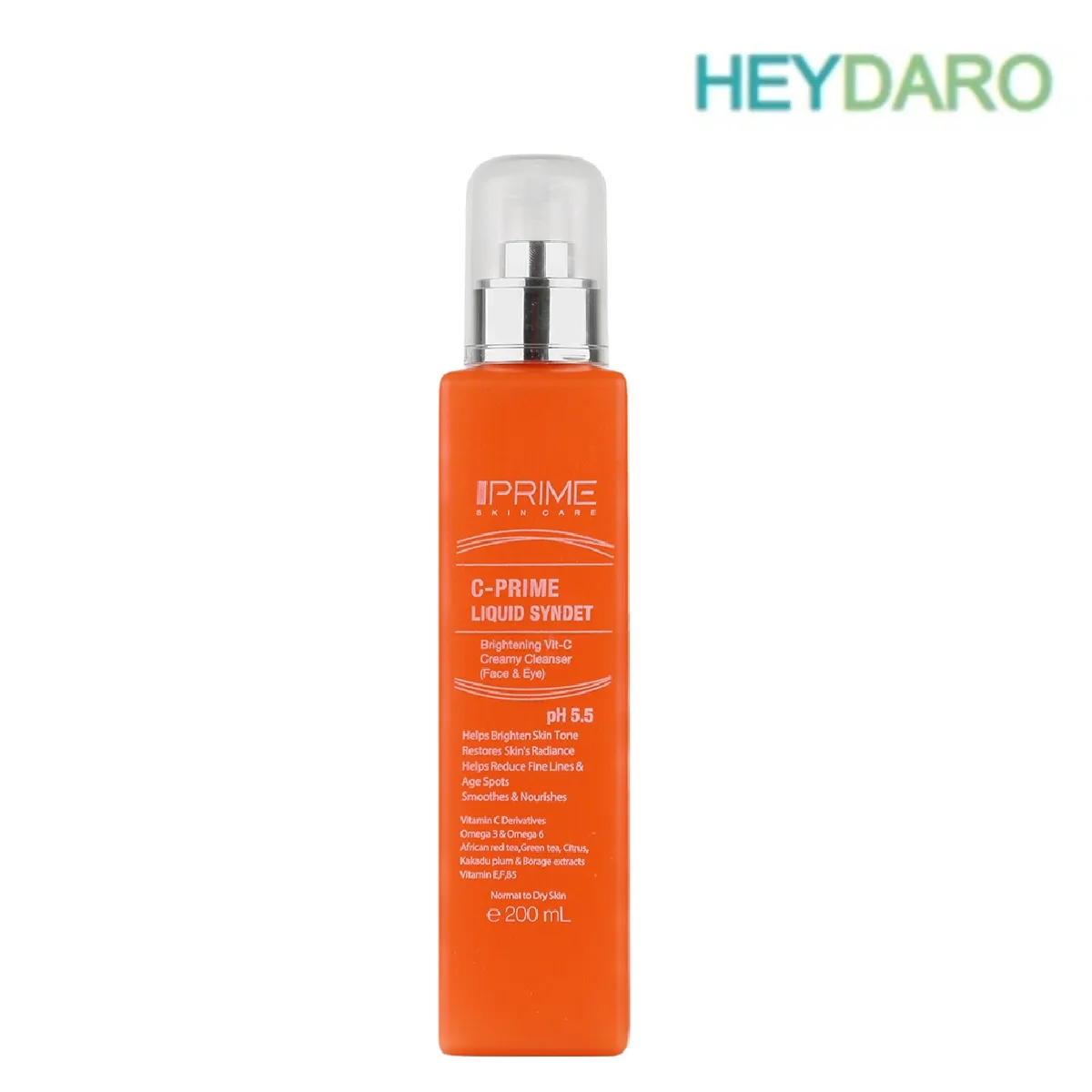 پن مایع پریم شوینده ملایم و غیرصابونی با PH سازگار با پوست حاوی ویتامین C