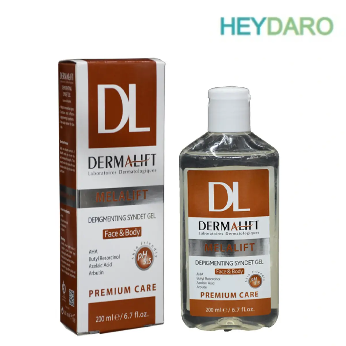 ژل ملالیفت شستشوی غیر صابونی روشن کننده پوست درمالیفت