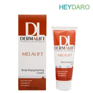 کرم روشن کننده بدن درمالیفت، برطرف کننده قوی انواع لک و تیرگی ناشی از آفتاب، بارداری، هورمونی و پس از بارداری