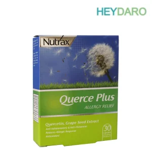 کپسول کوئرس پلاس نوتراکس یک فرآورده طبیعی است که با خاصیت آنتی اکسیدان به بهبود علائم آلرژی و تقویت سیستم ایمنی بدن کمک می‌کند.