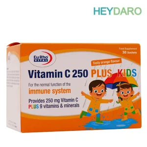ویتامین سی پلاس کیدز، حاوی ویتامین C به همراه ویتامین‌های گروه B و مواد معدنی