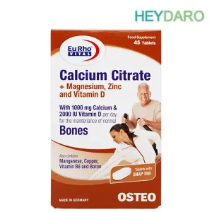 قرص کلسیم سیترات یوروویتال