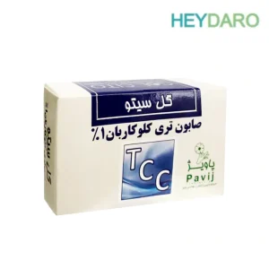 صابون تری کلوکاربان 1 درصد گل سیتو ۱۰۰ گرم