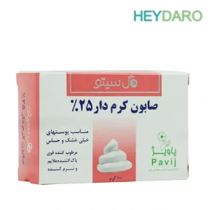 صابون کرم دار 25 درصد گل سیتو مناسب پوست خشک و حساس