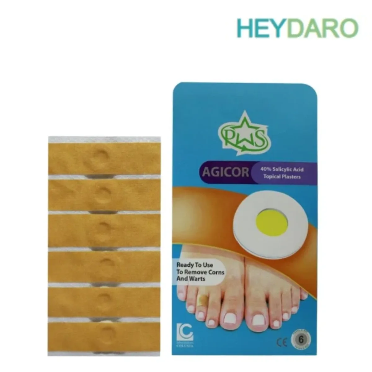 چسب موضعی میخچه آجیکور جهت از بین بردن میخچه و زگیل استفاده میشود.